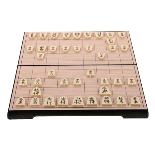 TOYANDONA Jeu De Table Bois Évolutif De Shogi Plateau Voyage Magnétique pour Adultes Et Garçon Fille Activité Culturelle Et Éducative