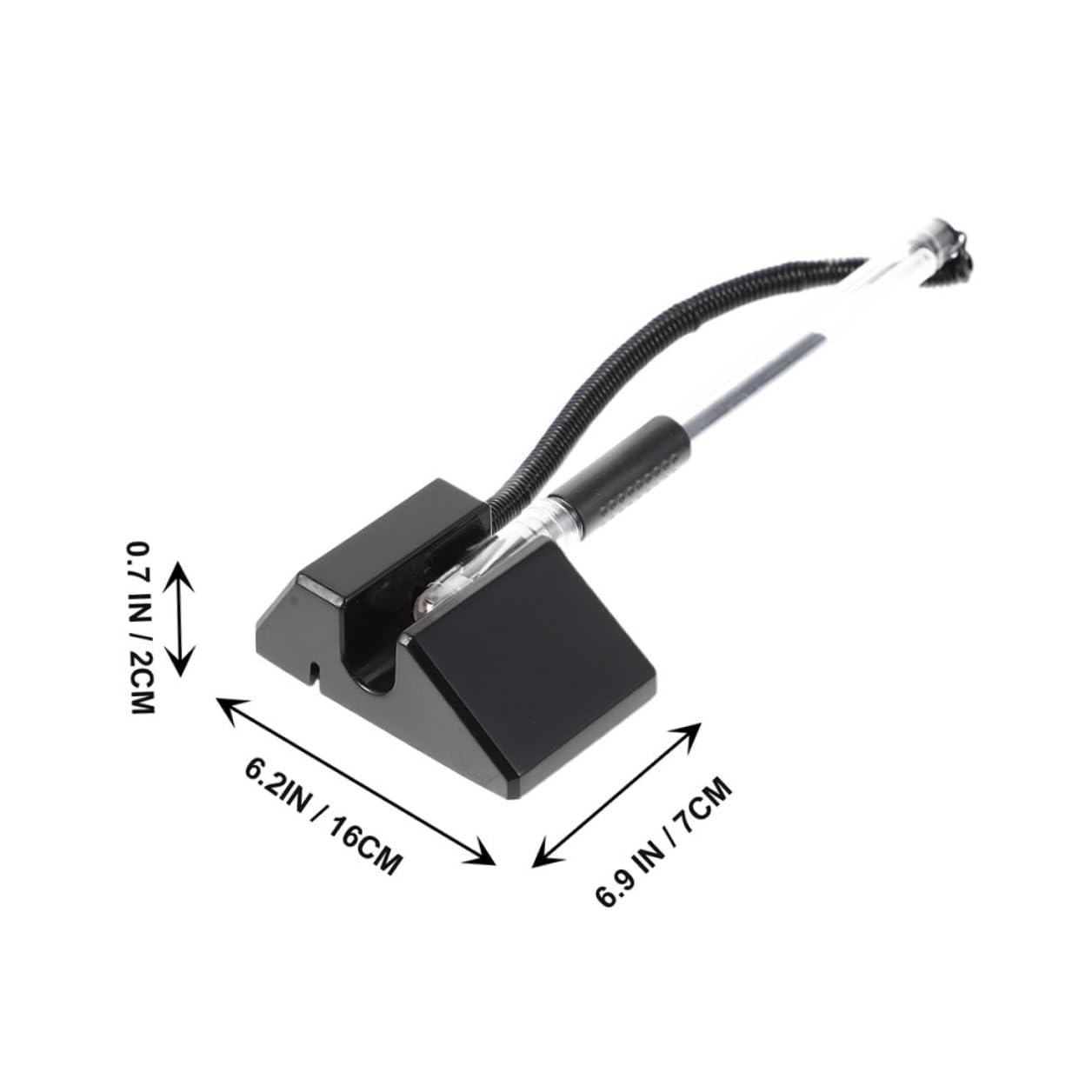 TEHAUX 20 Stylos Gel à Bille pour Bureau Encre Noire, Accessoires de Bureau Multifonctions pour Professionnels et Étudiants, pour Signature