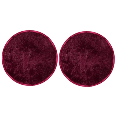 Ipetboom 2pcs 60 Warm Round Pet Mat 60x60cm Dog Bed Cushion Fashion Circle Pet Mats for Medium Dogs