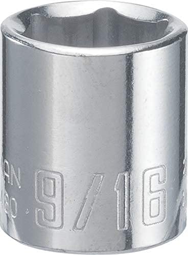 Image of CRAFTSMAN Shallow Socket, SAE, 1 /4-Inch Drive, 9 /16-Inch, 6-Point (CMMT43480)