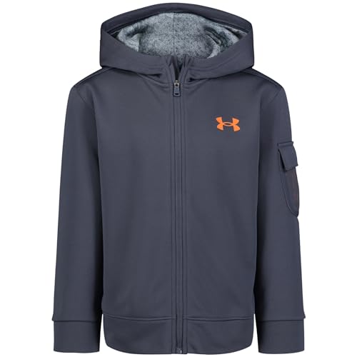 Image of Under Armour Boys' Pullover Hoodie Sweatshirt, Soft & Comfortable Fleece, Outdoor Collection