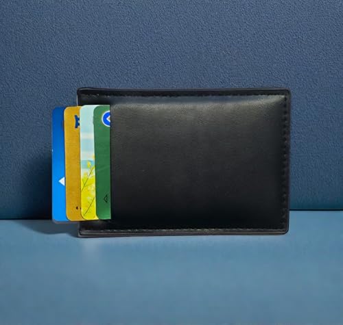 Leather Soft Style Black Bat Wallet ID for Men and Woman, Superhero Design, Bat eyes, Multi Card Slots, wallet gift. Unisex and all ages wallet, 100% leather Style3