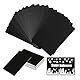 FONLAND 50 Stück Metall Visitenkarten, 10 Farben 0,4 mm Metall Karten für Blank Aluminiumlegierung Lasermarkierung Graviertes Visitenkarte für Business Office DIY Geschenkkarten