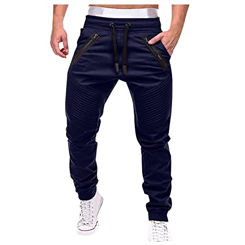 Men's Joggers Pants Fashion Sport Bandage Casual Loose Drawstring Sweatpants, M-4XL