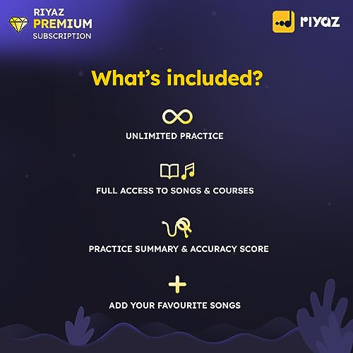 Image of Riyaz App - Learn to Sing Carnatic Vocal | 12 Months Premium Subscription | Suitable for Varise / Geetham / Varnam Learners | Tanpura | 35 Lakhs Learners | (Activation Link by Email in 2 Hours)