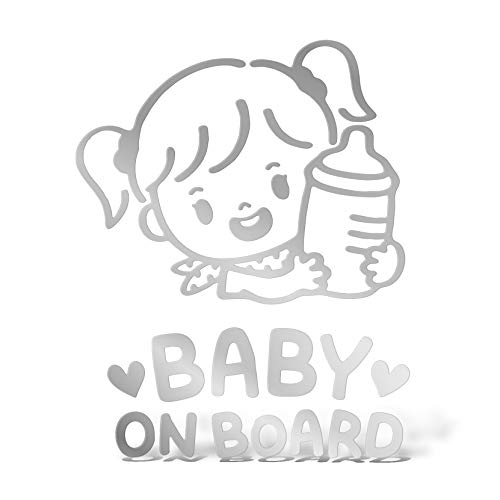 ERREINGE Sticker BAMBINA a BORDO BABY ON BOARD