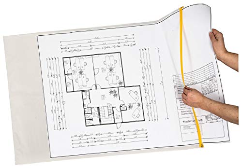 Pochette de protection A3 perforée grand format plastique transparent