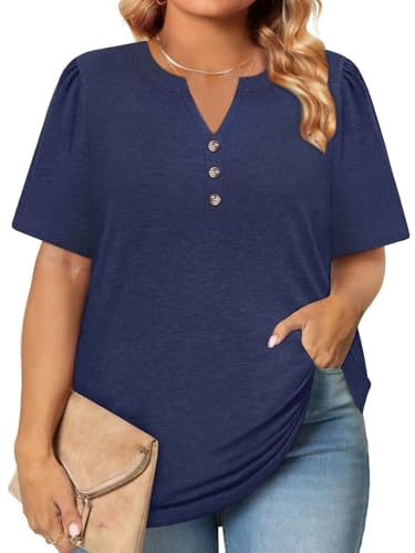 Womens Plus Size Tops Trendy Fashion Clothing Summer Clothes Spring