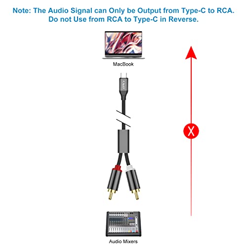 J&D USB C to RCA Audio Cable - Image 4