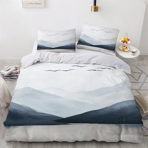 Housse de couette 200x200 paysage en microfibre pour lit 2 personnes - 2