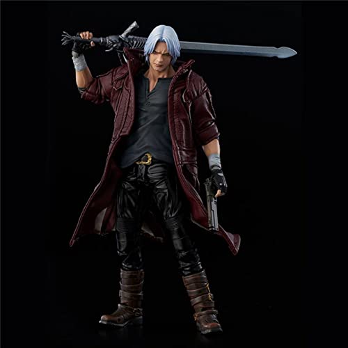 LJIS Devil May Cry 5 Actionfiguren 1/12 Dante Hochwertiges Umweltfreundliches PVC-Material Model Statuen Spielzeug Geeignet Für Kinder Und Erwachsene Cover