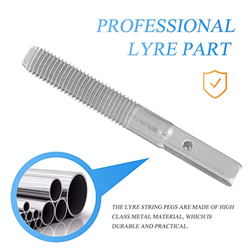 MILISTEN 1 Satz Leier Gesetzt Leier Harfe Stimmschlüssel Schoß Harfe Leiern Professionelle Leierstimme Wirbelzubehör Für Leierharfe Leier Stimmen Zither Stimmen Saitenhalter Haupt Holz