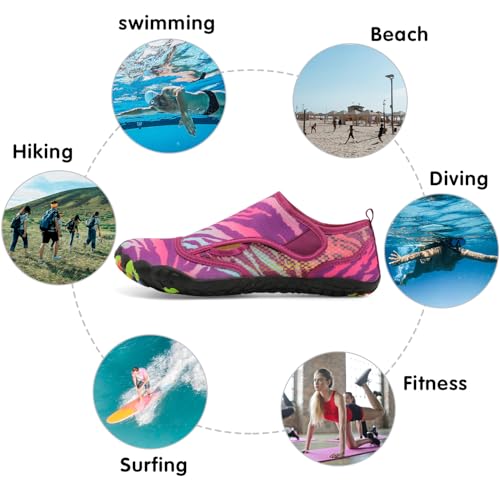 Image of Centipede Demon Swim Water Shoes for Women Men Quick Dry Barefoot Aqua Sneakers Shoe for Beach Hiking Diving Boating River Outdoor Water Sports