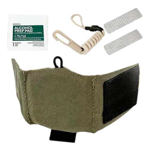 Soporte silencioso para telémetro – Accesorio de correa cómoda, soporte ergonómico con diseño ajustable, herramienta interior compacta, construcción resistente, soporte para caza al aire libre