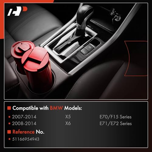 Portavasos A-Premium para BMW X5/X6 2007-2014 - 2 Pack miniatura 2