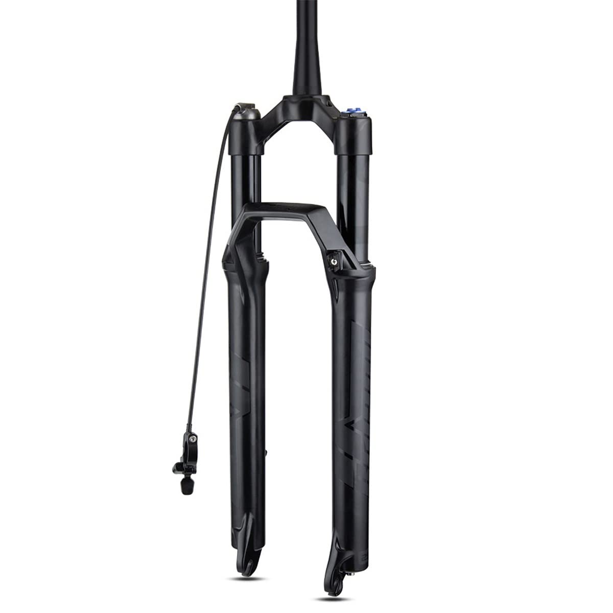 Horquilla Bicicleta de montaña de 27.5/29 Pulgadas con Ajuste de Rebote de Aire, Recorrido de 120 mm, Bloqueo Manual/Remoto, aleación de magnesio, Recta/cónica.