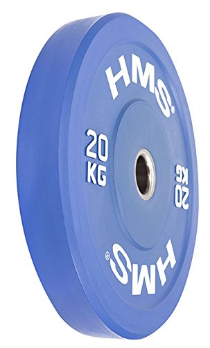 HMS Unisex's 17-61-023 5907695520705 OLIMPIC Bumper Plate, Blue, One Size