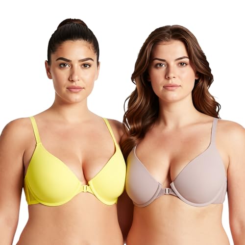 Soutien-gorge à armatures Curve Muse lot de 2 avec fermeture avant pour femme