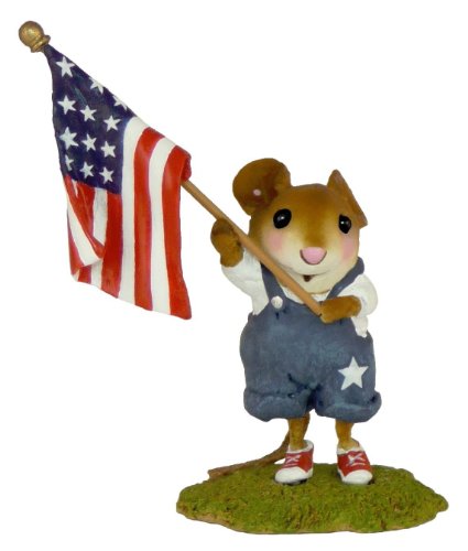 Wee Forest Folk Our Stars & Stripes Mouse Figurine