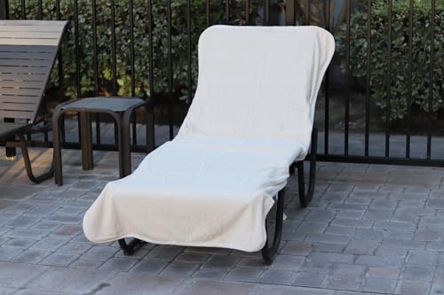 Bc Bare Cotton 312-801-01 Luxury Hotel Spa Pool Fitted, Solid Terry Cloth Chase Lounge Cover 100% Ring-Spun Turkish Cotton thumb #9