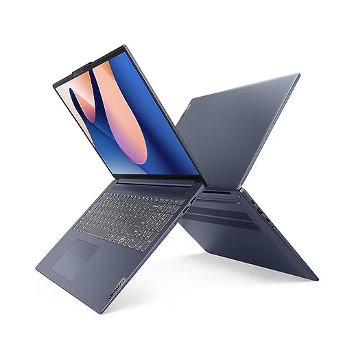 Image of Lenovo IdeaPad Slim 5 Laptop 2023, Intel 10-Core i7-1355U, 16 inch FHD+ IPS Touchscreen, Iris Xe Graphics, 16GB LPDDR5 4TB SSD, Backlit Keyboard, Type-C, Fingerprint, WiFi 6, Win10 Home, Abyss Blue