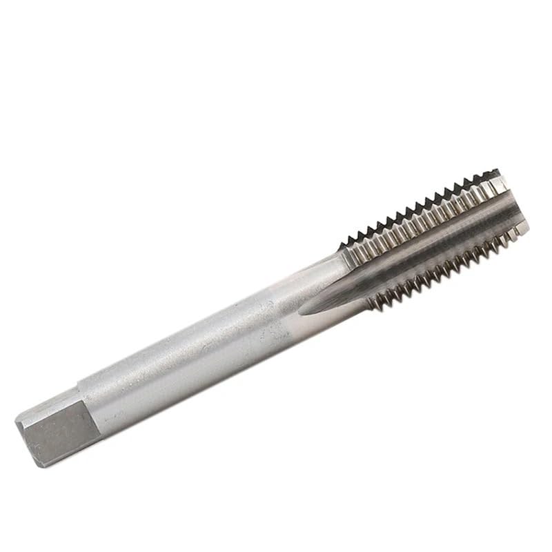 Macho de roscar de flauta recta UNC, mano derecha, 2-56/3-48/4-40/6-32/10-24, especificaciones múltiples, macho de roscar de máquina HSS de cuatro filos(5PCS,7I16-14UNC)
