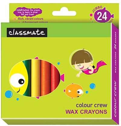 ClassmateWax Crayons - Jumbo (24 Shades)