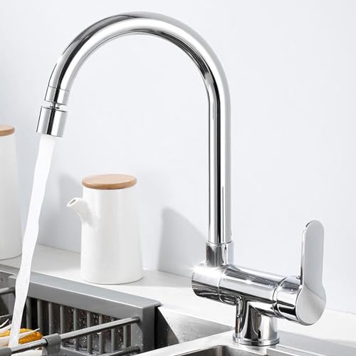Grifos de cocina plegables de latón macizo con acabado negro elegante 5