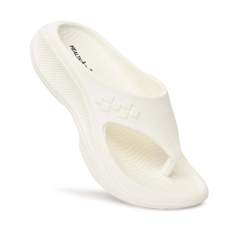 Image of HEALTH FIT Super Soft Ortho Care Bounce Back|Anti-Skid & Comfortable Stylish Light weight |Waterproof Slipper for Daily Use| Flexiable for Men's HF11 Light Grey
