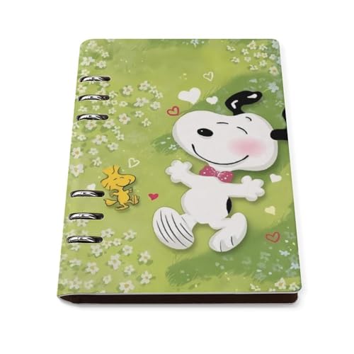 スヌーピー ルーズリーフ さらさら書ける メモ帳 ダイアリー ノート キャンパスノート 用途別 日記 A5 日記帳