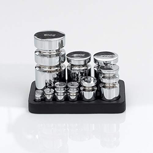 Robert Welch Designed Metric Weights with Stand, Chromed Brass & CAST Iron