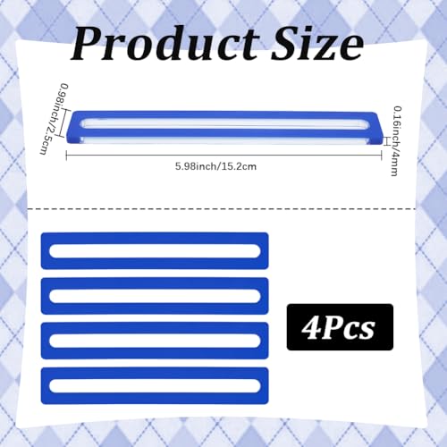 Mahjong Line Finder guías acrílicas royal blue 4 piezas miniatura 2