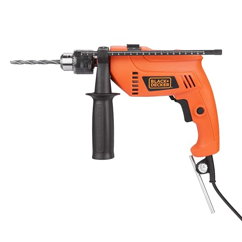 BLACK+DECKER HD555KA50 550W 13mm Variable Speed Reversible Impact Drill Kit with 50 Accessories Kitbox for Home and Professional use - Image 11 thumbnail