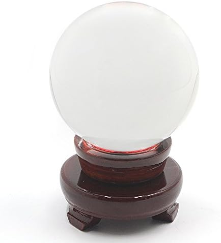Rayinblue Beautiful New ASIAN QUARTZ Clear Crystal Ball Sphere 100mm + Stand Nice Gift UK