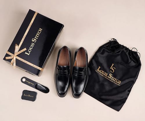 Image of LOUIS STITCH Formal Shoe for Men Shoes |Breathable Lining, Moccasins Style | Comfortable for Business, Casual, Parties (SX MC)