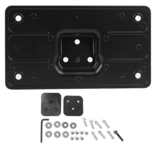 Support de plaque d'immatriculation de moto pour fixation latérale solide