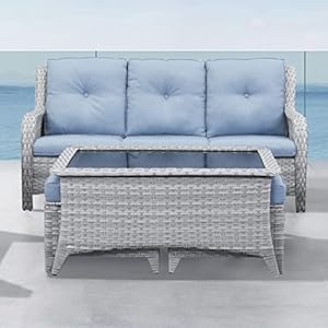 Outdoorwickerfurnitureset6piecespatioconversationsetsoutdoorcouchsofa2patiowickerchairswith1sofacoffeetableandottomansforporchgardendeckbalconypoolside Urban Country Home Decor Outdoor wicker furniture set 6 pieces patio conversation sets outdoor couch sofa 2 patio wicker chairs with 1 sofa coffee table and ottomans for porch garden deck balcony poolside urban country home decor
