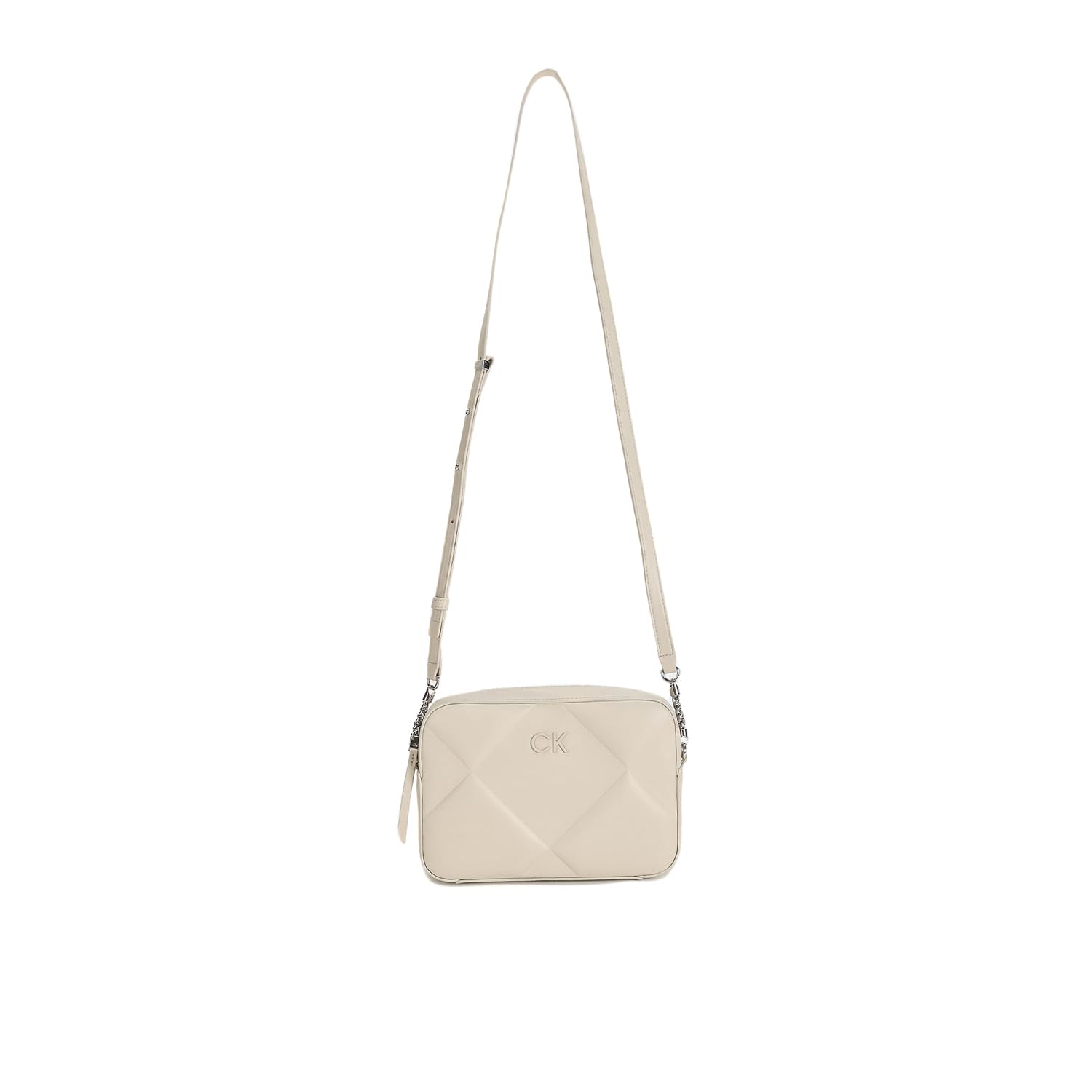 Calvin Klein Pu Grey Solid Women Sling Bag (OS) - K60K611891PEA (B0CZ7F1FN2) Amazon Price History, Amazon Price Tracker