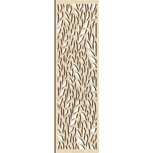Image of 15 3 /8 inchW x 39 3 /8 inchH x 1 /4 inchT Ortonville Decorative Fretwork Wood Wall Panels, Birch