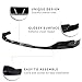 XPHAZZ Front Bumper Lip Compatible with BMW (2021-IN) G80 M3 G82 G83 M4 Competition Splitter MP-Style ABS Gloss Black