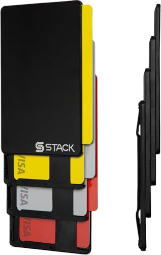 Wallet for Men - Modular Slim RFID-Blocking Front Pocket Minimalist Wallet & Card Case for Instant Card Access (Cosmic Black)