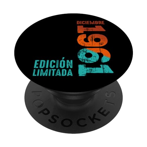 Edición limitada Diciembre 1961 Año Retro 1961 Vintage 1961 PopSockets PopGrip Intercambiable
