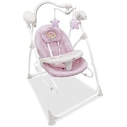 Trona Asalvo Rosa Asalvo 15570 - Columpio 3en1, color rosa