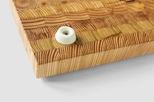 Tabla de cortar rectangular de madera Larch Wood 38x9.5x3 cm miniatura 4