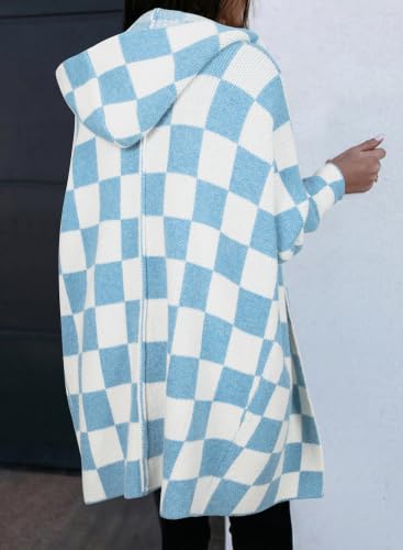 Image of Astylish Women 2026 Fall Clothes Outfits Hooded Knit Cardigan Sweaters