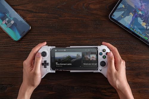 Image of 8Bitdo Ultimate Mobile Gaming Controller for iPhone, Apple, Android & Xbox Cloud Gaming, Bluetooth Gamepad with Hall Effect Joysticks, 2 Pro Back Buttons, Officially Licensed (Black)