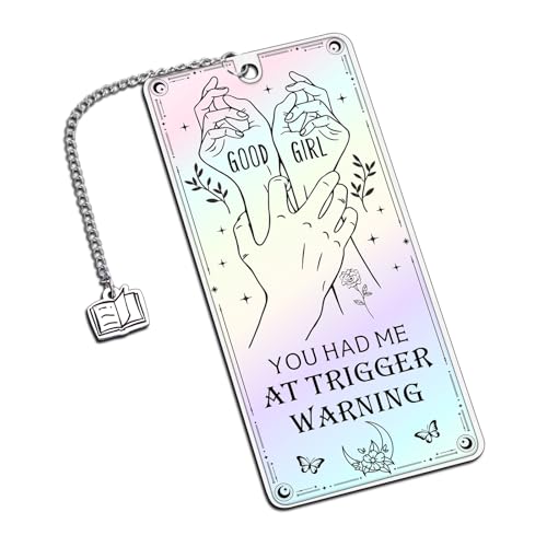 Dark Romance Merch Smutty Bookmarks - Smutty Book Lovers Gifts Funny Smut Bookmark for Girlfriend Book Marks for Reading Women Spicy Dark Romance Bookmarks for Book Lovers Women Birthday Anniversary