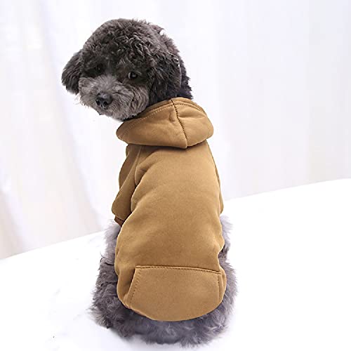 Yikeyo 4 Pack Dog Fall Clothes Dog Hoodie Blank Puppy Sweaters for Small Dogs Boy Male Girl for 1lb to17.6lb - Dog Pet… - Image 5