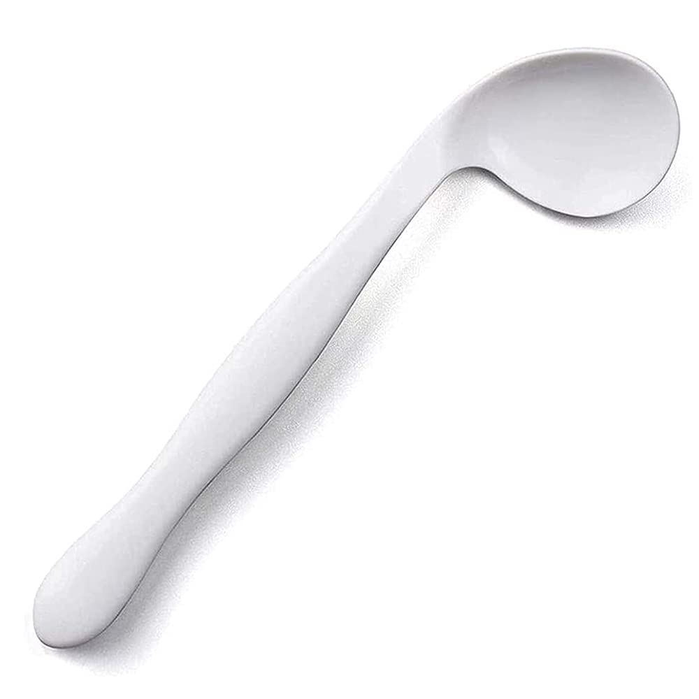 Posate pieghevoli, posate facili da impugnare, utensili for aiuti alimentari, posate facili da impugnare, utensili for disabili, utensili adattivi Cucchiaio Utensili curvi adattivi for tremori alle ma