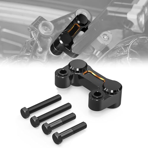 POEWRI Lenkererhöhung Pull Back Plate Für H&Arley Road King FLHR 2000-2022 Street Bob FXBBS 114 2021-2024 Low Rider S FXLRS 117 2022-2024